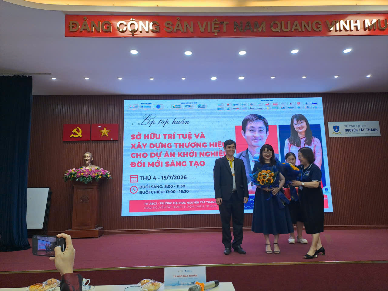 IP Group đồng hành cùng Trường Đại học Nguyễn Tất Thành trong chương trình tập huấn sở hữu trí tuệ và xây dựng thương hiệu